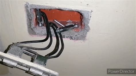 broken screw hole electrical box|loose electrical box in wall.